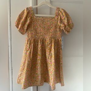 Girls Cat & Jack Yellow Floral Dress